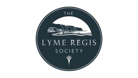 Black logo for the Lyme Regis Society